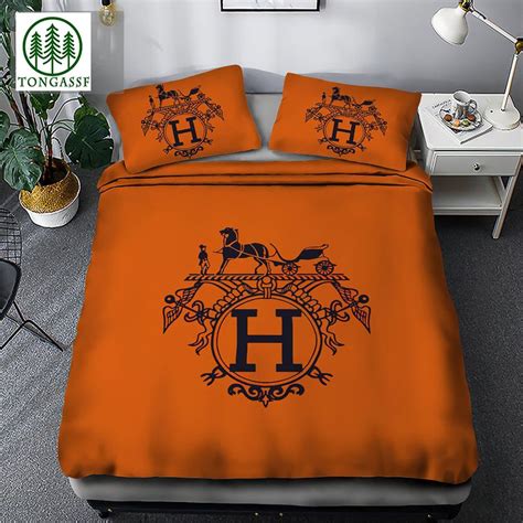 authentic Hermes bedding